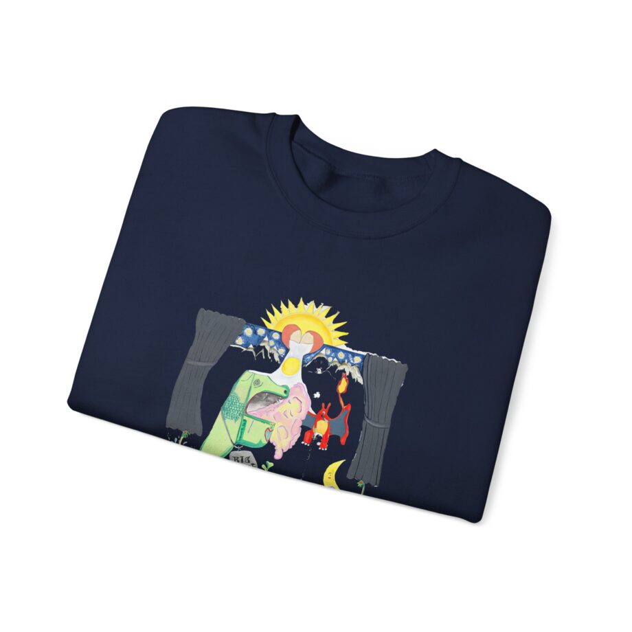 Aadrianne Lenker the Goat Boat Unisex Heavy Blend Crewneck Sweatshirt