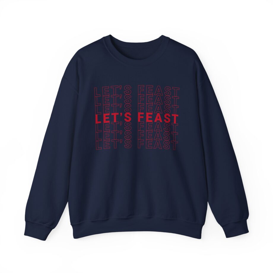 Elyse Myers Let’s Feast Unisex Heavy Blend™ Crewneck Sweatshirt