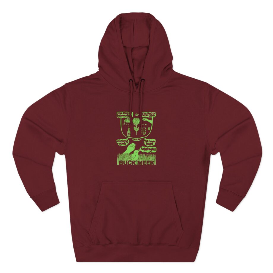 Adrianne Lenker Buck Meek Secret Side Three-panel Fleece Hoodie