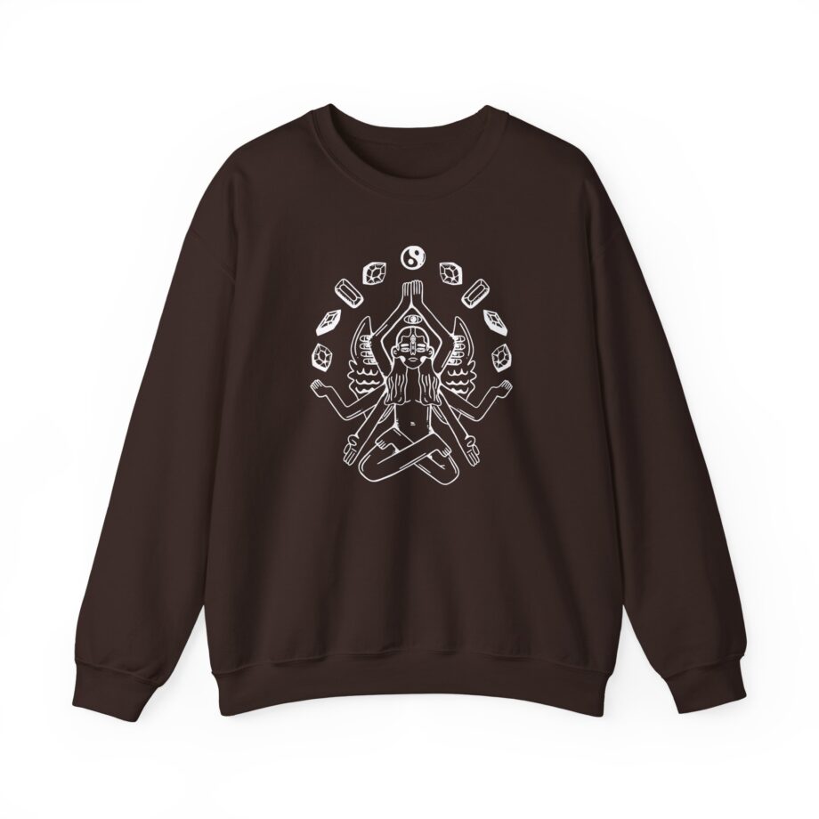 Zingara Lotus Unisex Heavy Blend™ Crewneck Sweatshirt
