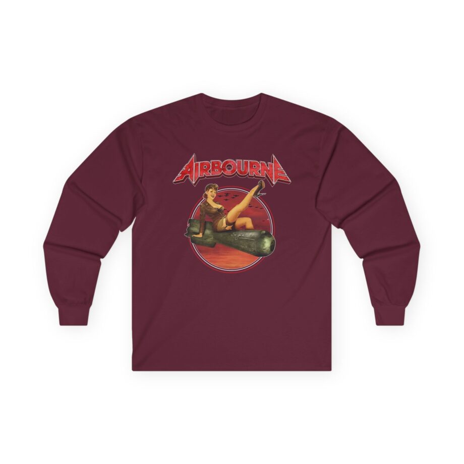 Airbourne Bomb Girl Unisex Ultra Cotton Long Sleeve Tee