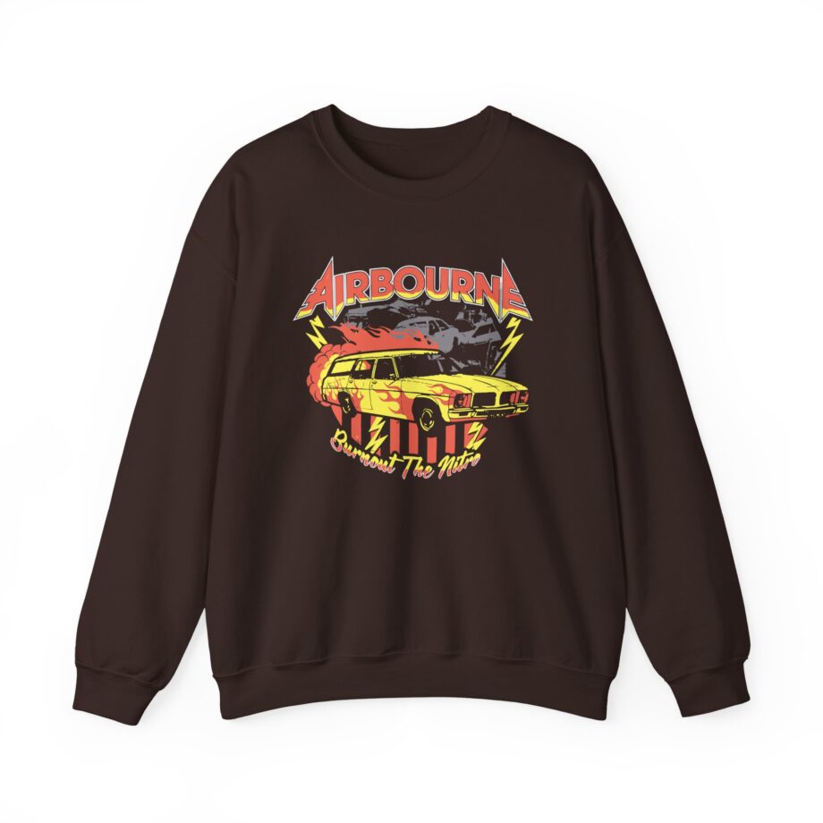 Airbourne Burnout the Nitro Unisex Heavy Blend™ Crewneck Sweatshirt