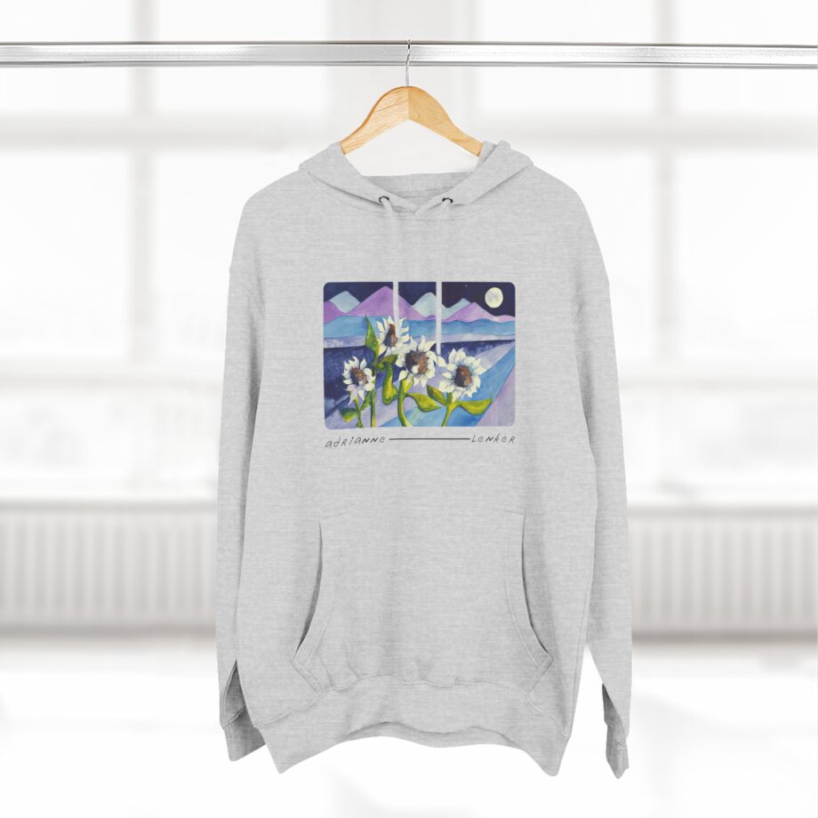 Adrianne Lenker Mema Moonflowers Three-panel Fleece Hoodie