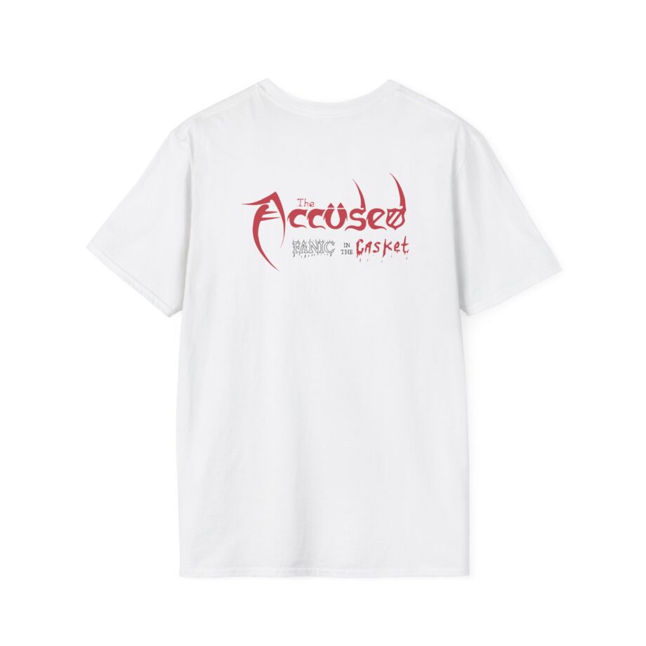 Accused Ad Panic in the Casket Unisex Softstyle T-Shirt