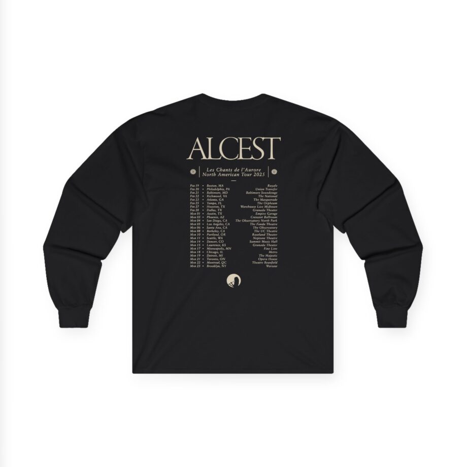 Alcest Les Chants De L'aurore North American Tour 2025 Unisex Ultra Cotton Long Sleeve Tee