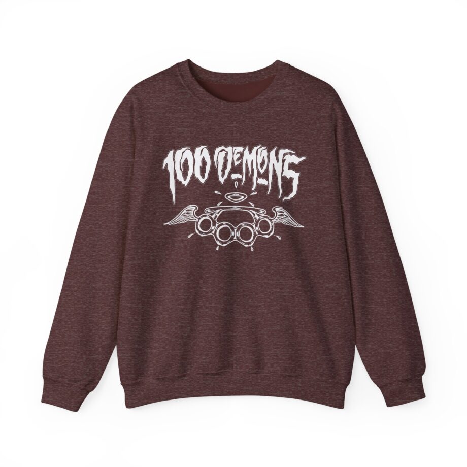 100 Demons Spade Sickle Unisex Heavy Blend™ Crewneck Sweatshirt