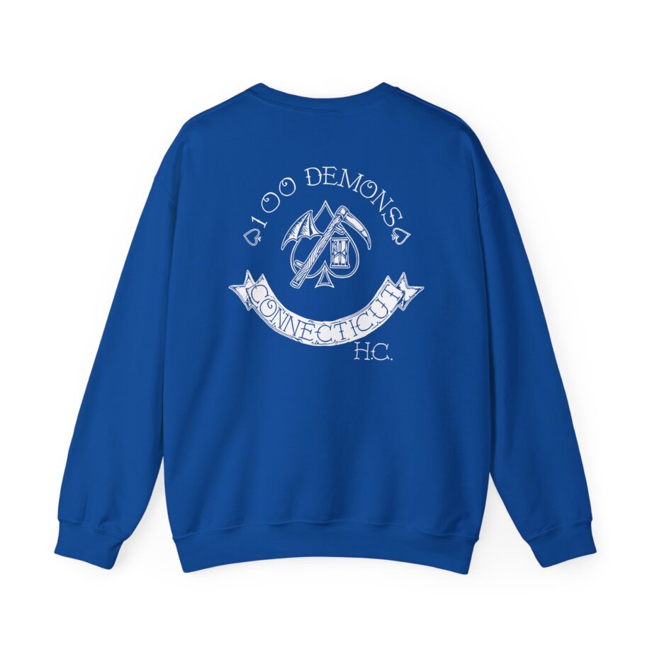 100 Demons Spade Sickle Unisex Heavy Blend™ Crewneck Sweatshirt