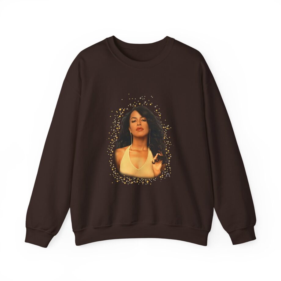 Aaliyah Self Titled Portrait Unisex Heavy Blend™ Crewneck Sweatshirt