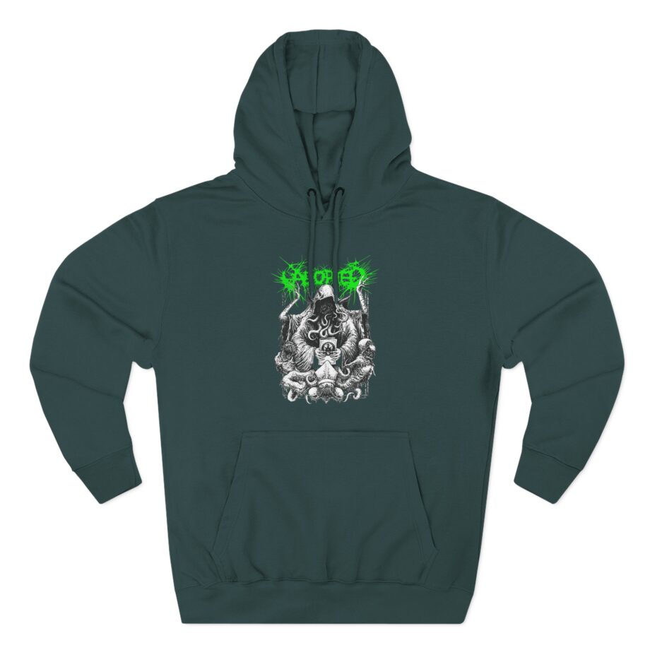 Aborted Cthulhu C&c Tour Three-Panel Fleece Hoodie