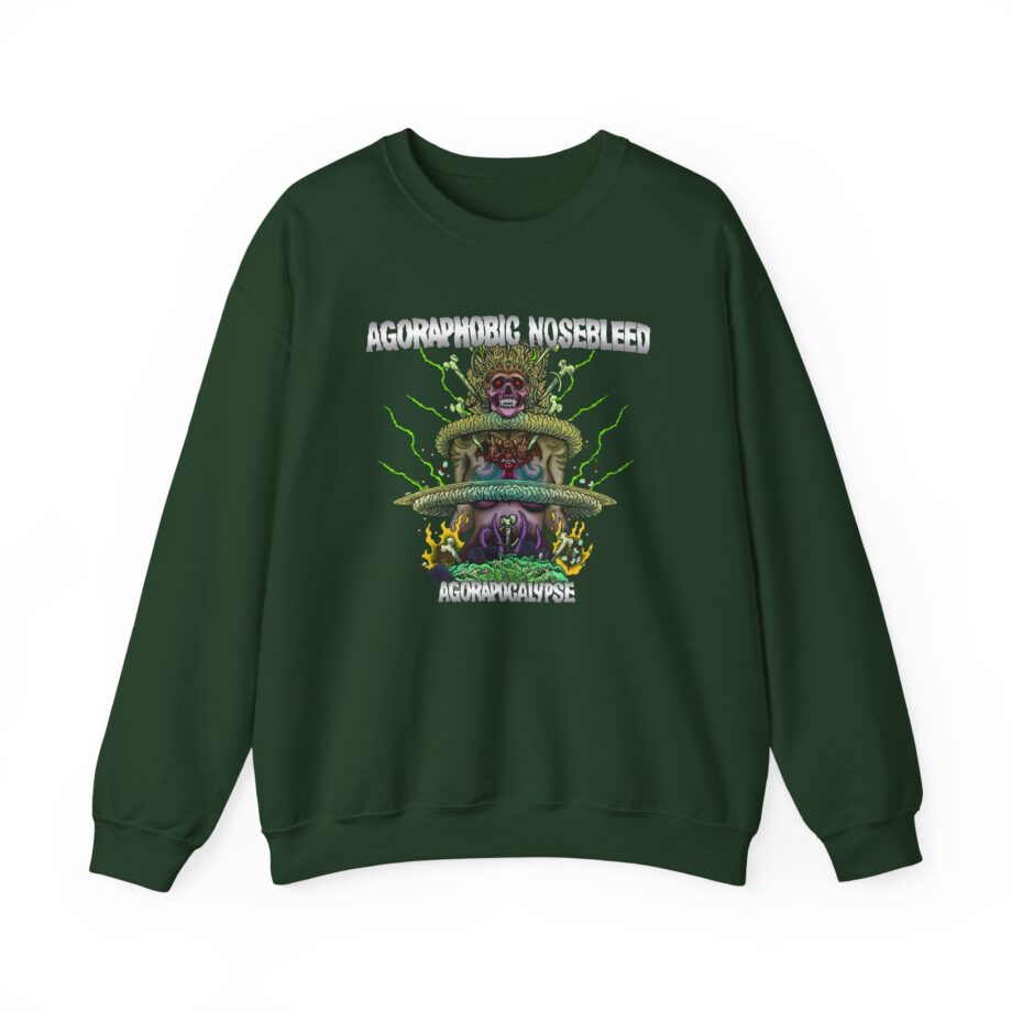Agoraphobic Nosebleed Agorapocalypse Unisex Heavy Blend™ Crewneck Sweatshirt
