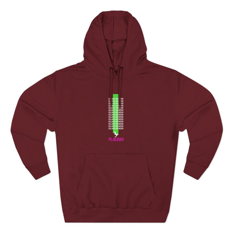 Placebo Collapse Into Never Three-Panel Fleece Hoodie
