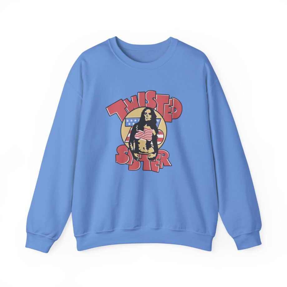 Ladies Stars and Stripes Twisted Sister Unisex Heavy Blend™ Crewneck Sweatshirt