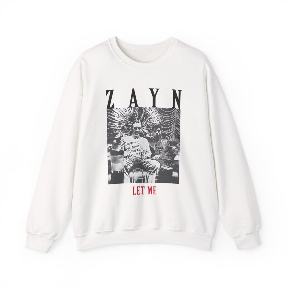 Zayn Malik Let Me Unisex Heavy Blend™ Crewneck Sweatshirt