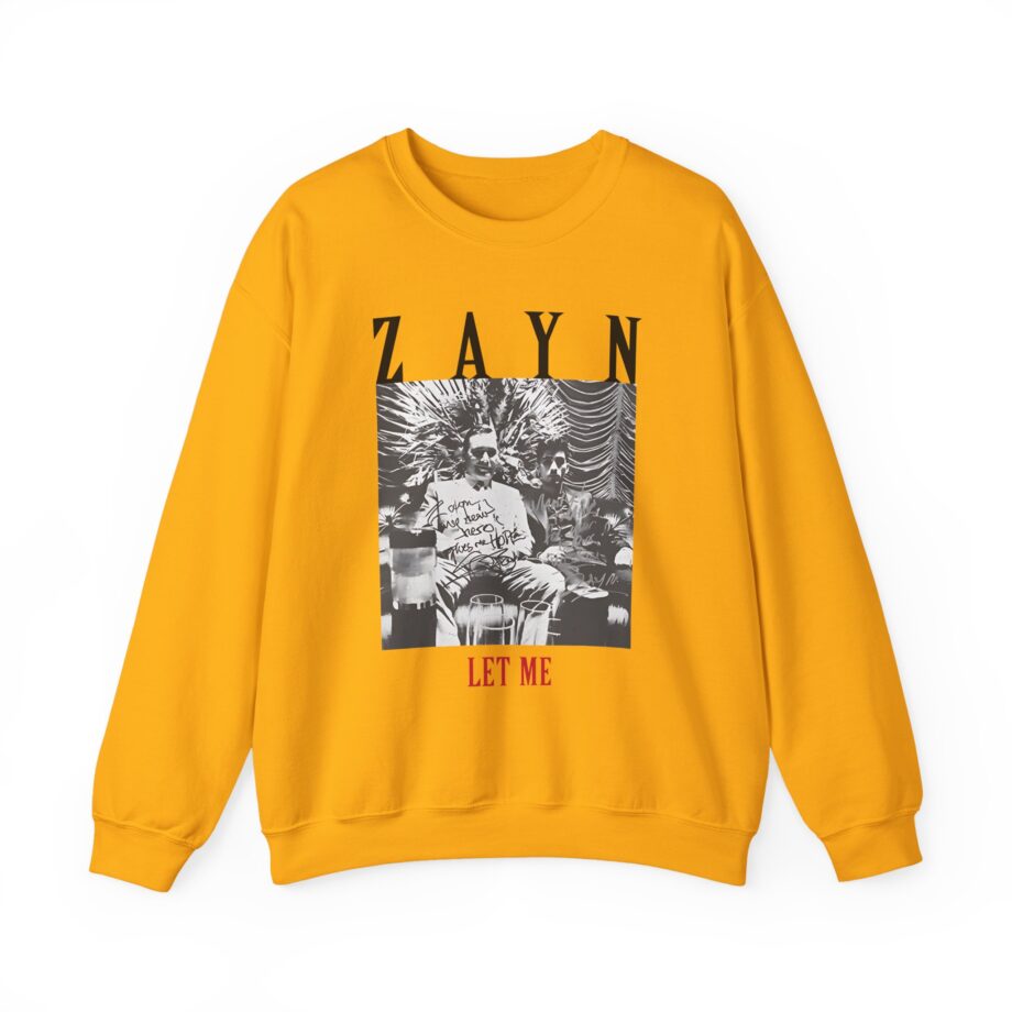 Zayn Malik Let Me Unisex Heavy Blend™ Crewneck Sweatshirt
