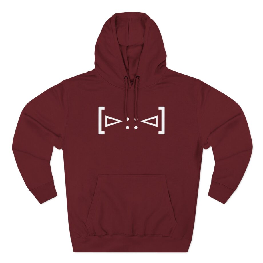 A Great Chaos Face Album Three-Panel Fleece Hoodie