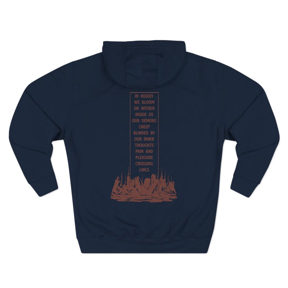 Angelmaker Exit Signs Three-Panel Fleece Hoodie