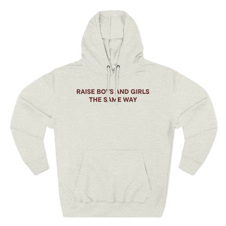 Jenny Holzer Raise the Same Way Three-Panel Fleece Hoodie