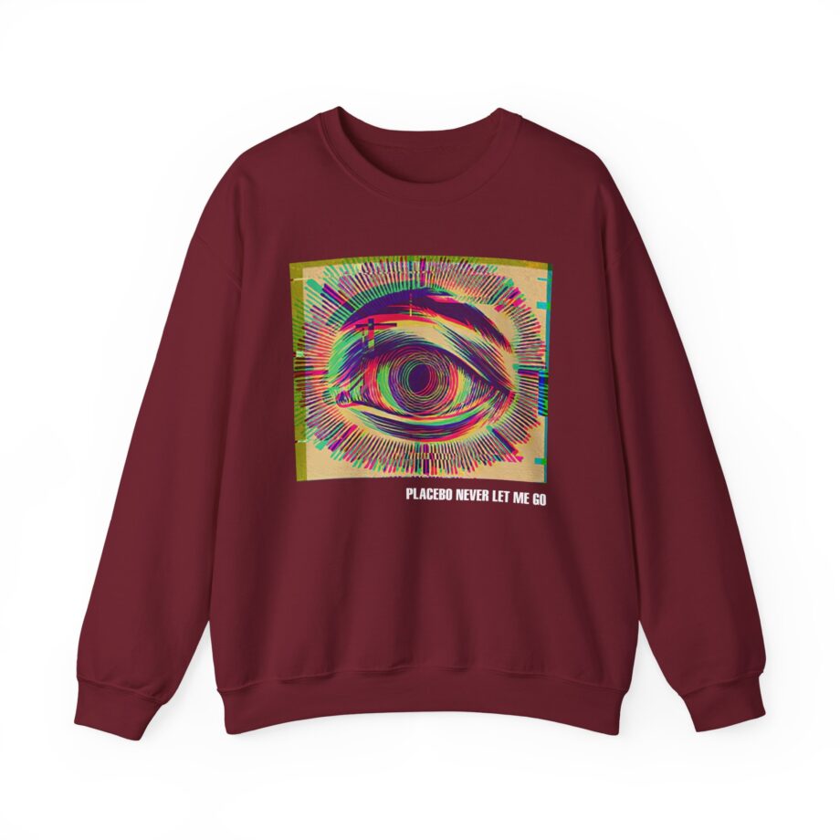 Placebo Glitch Eye Unisex Heavy Blend™ Crewneck Sweatshirt