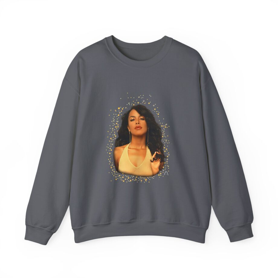 Aaliyah Self Titled Portrait Unisex Heavy Blend™ Crewneck Sweatshirt