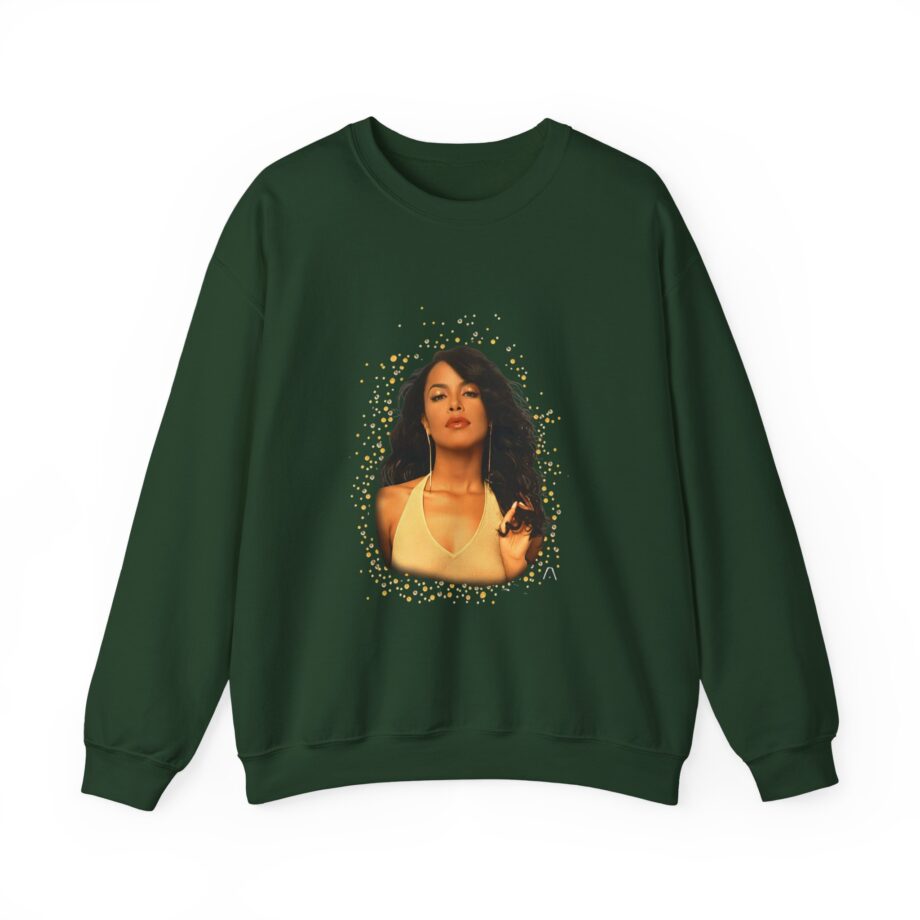Aaliyah Self Titled Portrait Unisex Heavy Blend™ Crewneck Sweatshirt