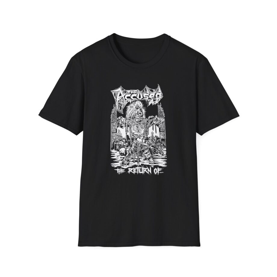 Accused Ad the Return of Unisex Softstyle T-Shirt