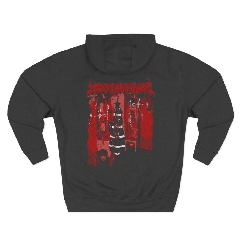 200 Stab Wounds Manual Manic Procedures Three-Panel Fleece Hoodie