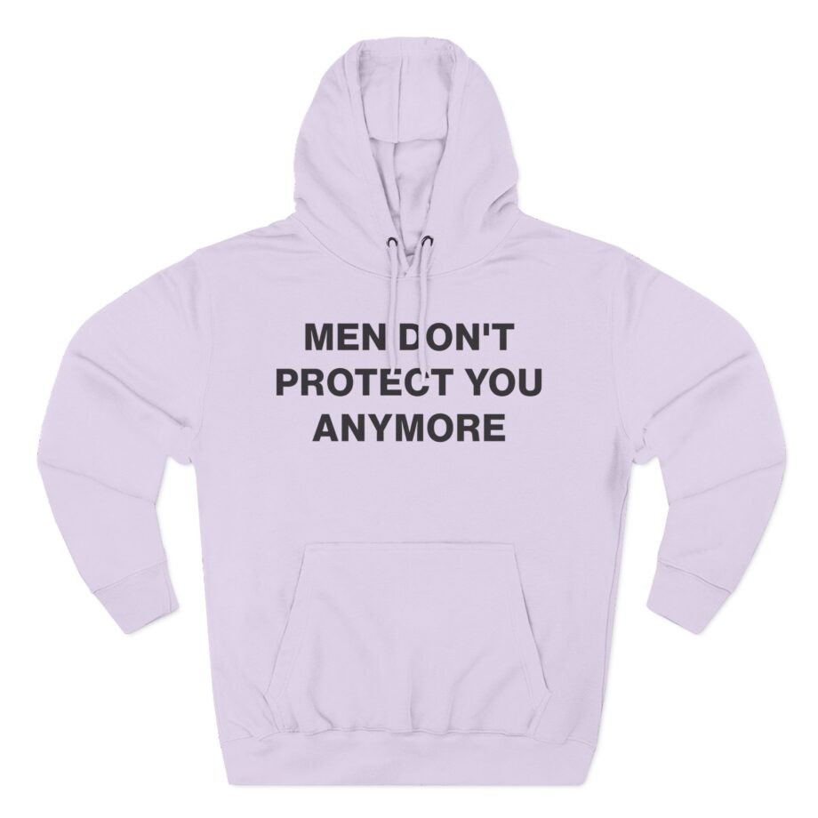 Jenny Holzer Men Don´t Protect You Anymore Three-Panel Fleece Hoodie