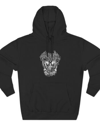 A Great Chaos Death Mosh Three-Panel Fleece Hoodie