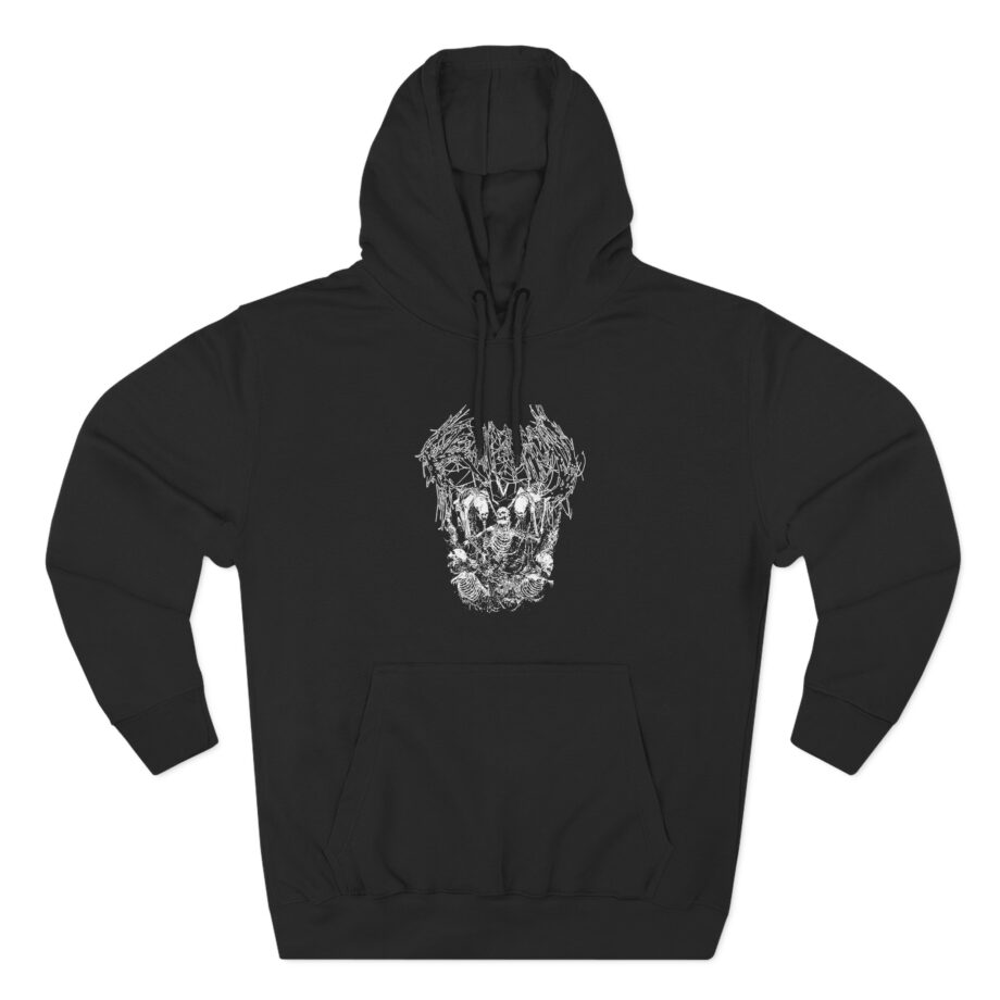 A Great Chaos Death Mosh Three-Panel Fleece Hoodie