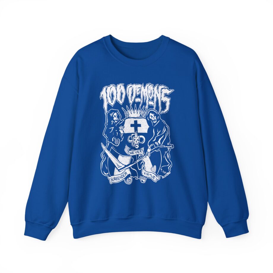 100 Demons Unisex Heavy Blend™ Crewneck Sweatshirt