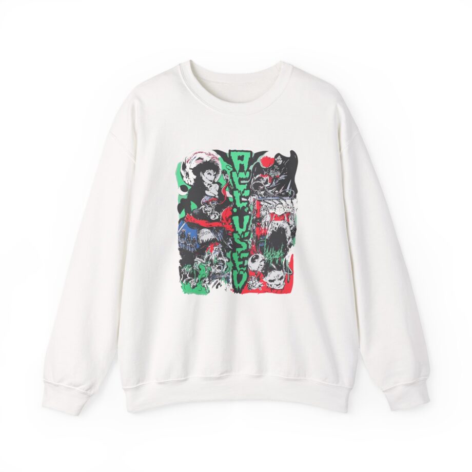 Accused Ad Panic in the Casket Unisex Heavy Blend™ Crewneck Sweatshirt