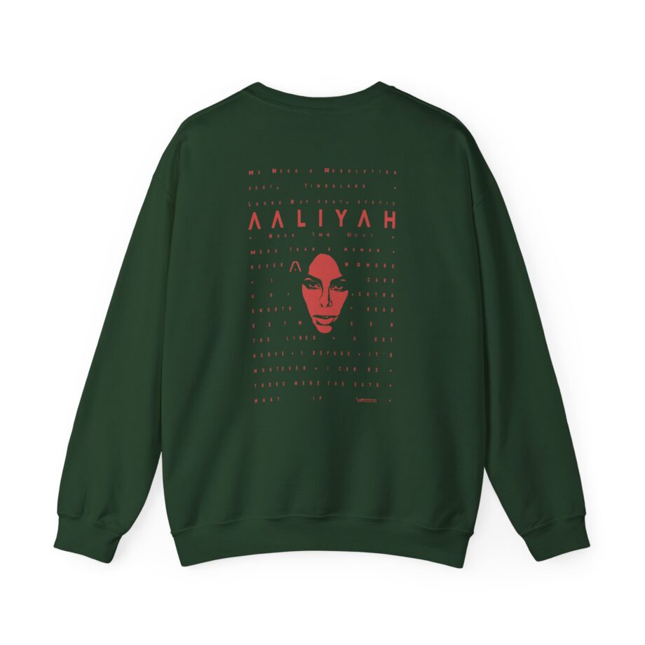 Aaliyah Glow LS Unisex Heavy Blend™ Crewneck Sweatshirt