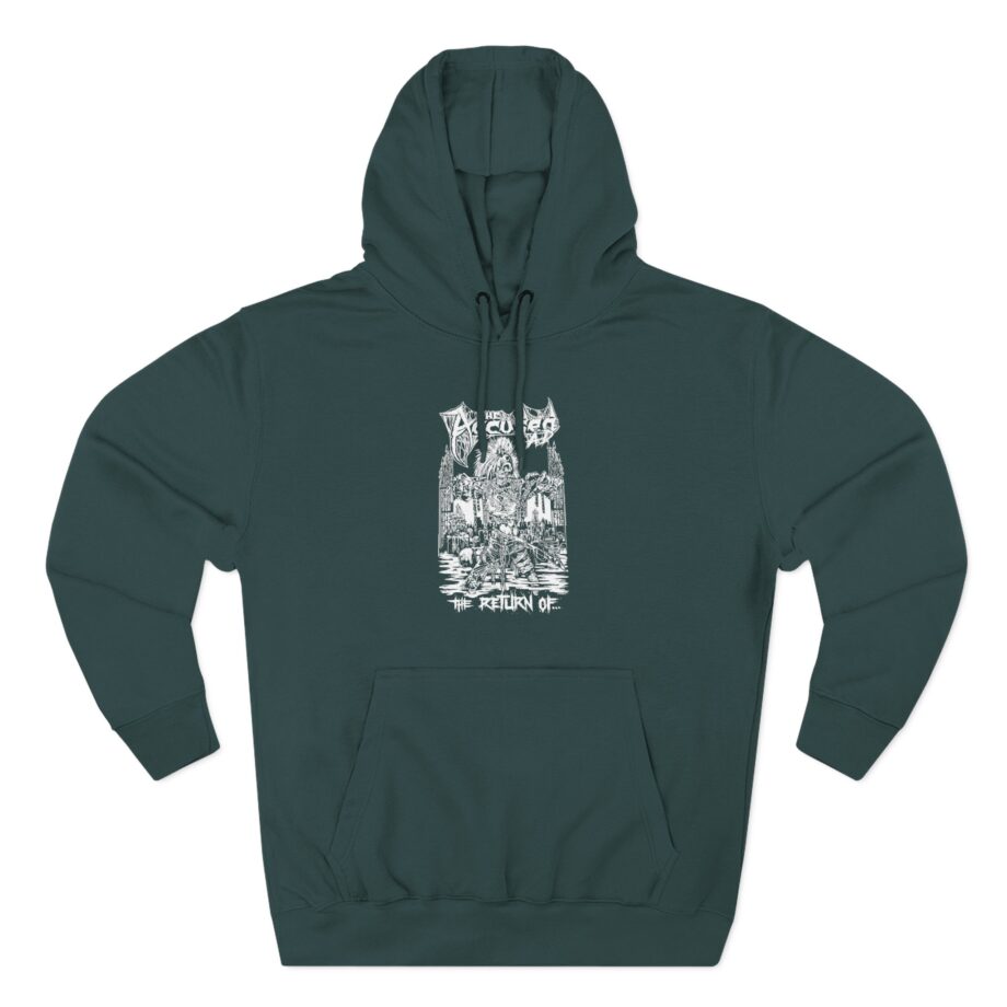 Accused Ad the Return of Three-Panel Fleece Hoodie