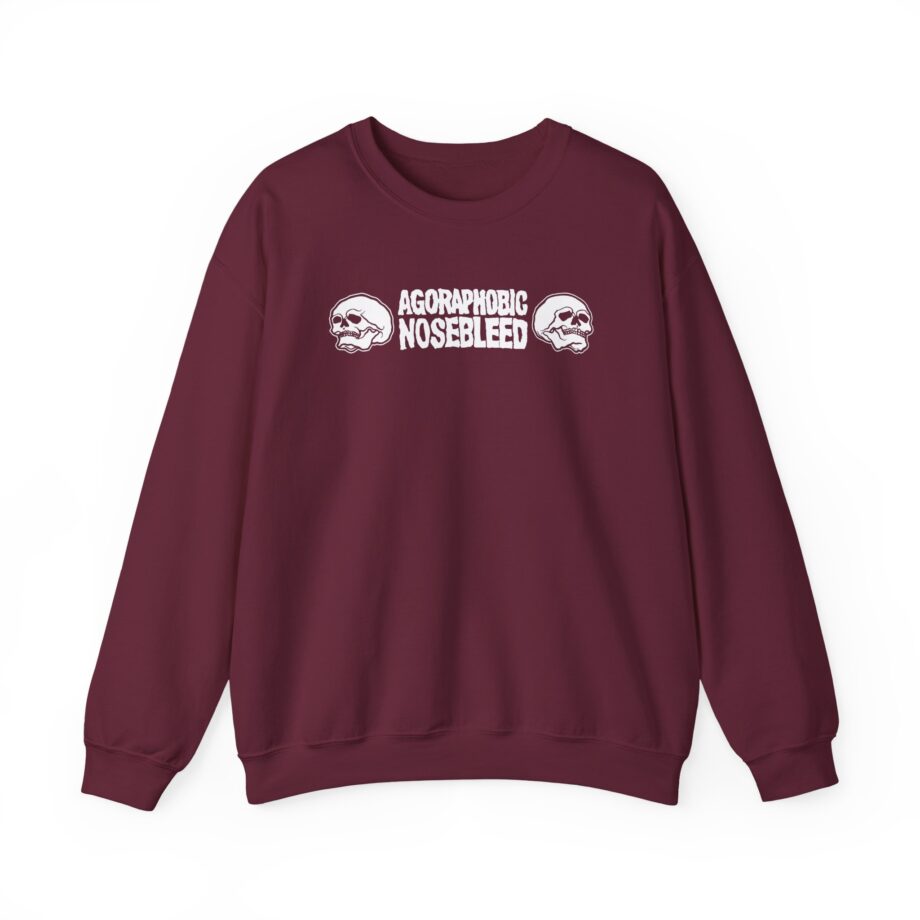 Agoraphobic Nosebleed Skulls Unisex Heavy Blend™ Crewneck Sweatshirt