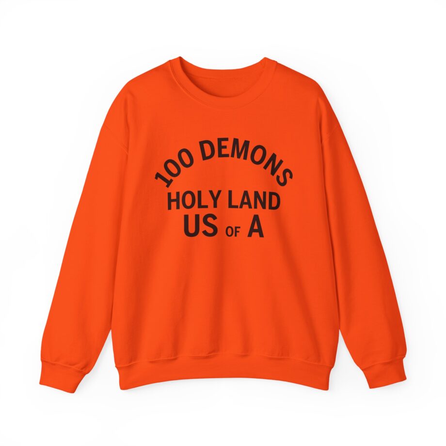 100 Demons Holyland Unisex Heavy Blend™ Crewneck Sweatshirt