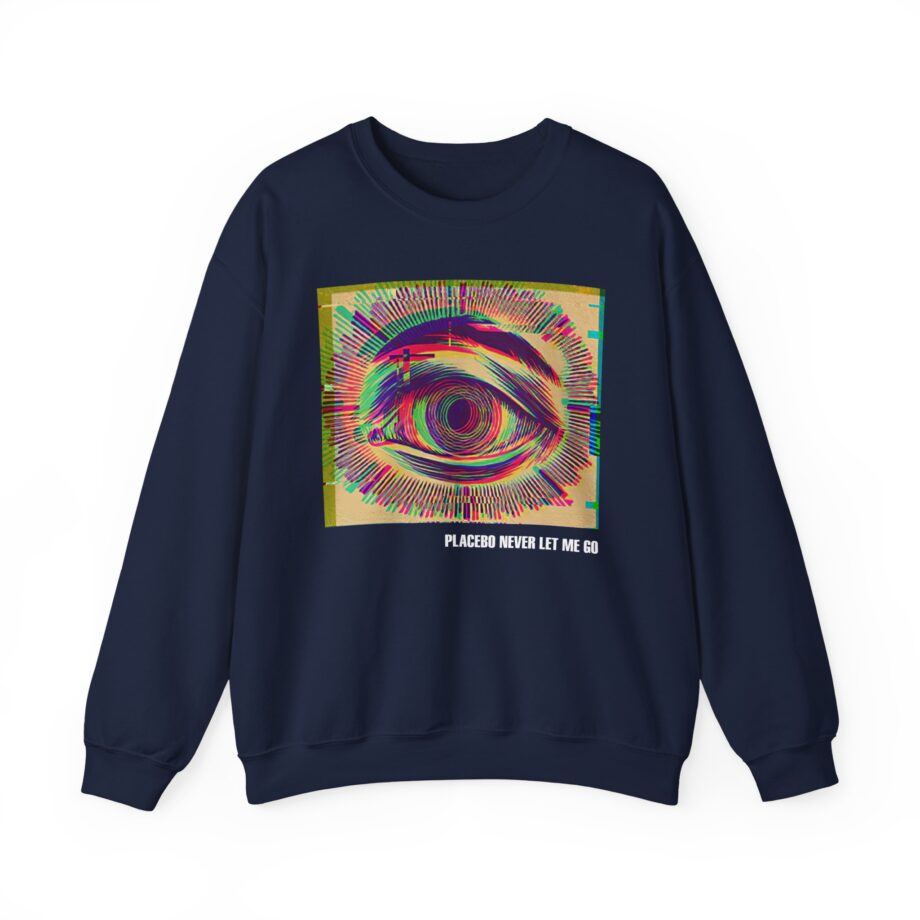 Placebo Glitch Eye Unisex Heavy Blend™ Crewneck Sweatshirt