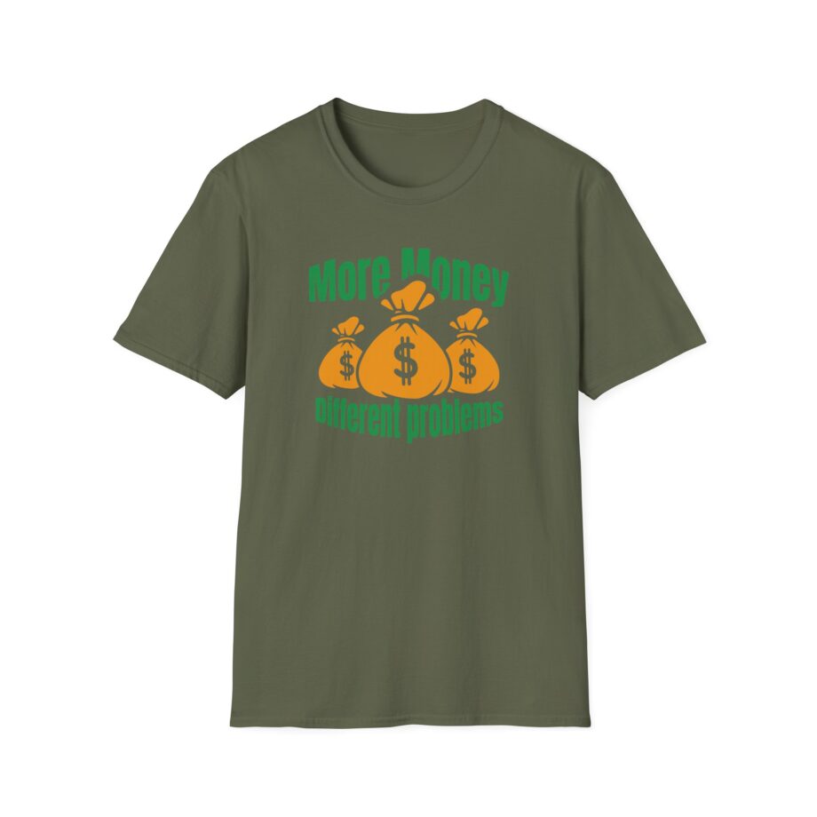 Aba and Preach More Money Different Problems Unisex Softstyle T-Shirt