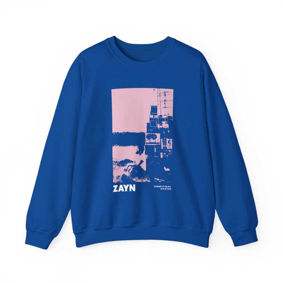 Zayn Malik Antenna Itin Faded Unisex Heavy Blend™ Crewneck Sweatshirt