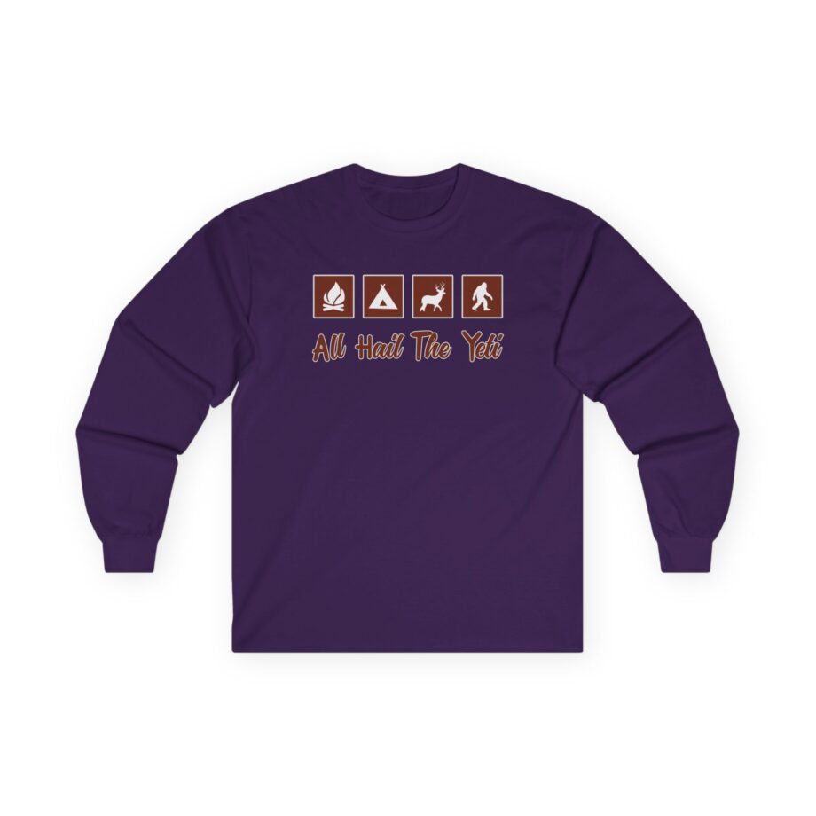 All Hail the Yeti Unisex Ultra Cotton Long Sleeve Tee