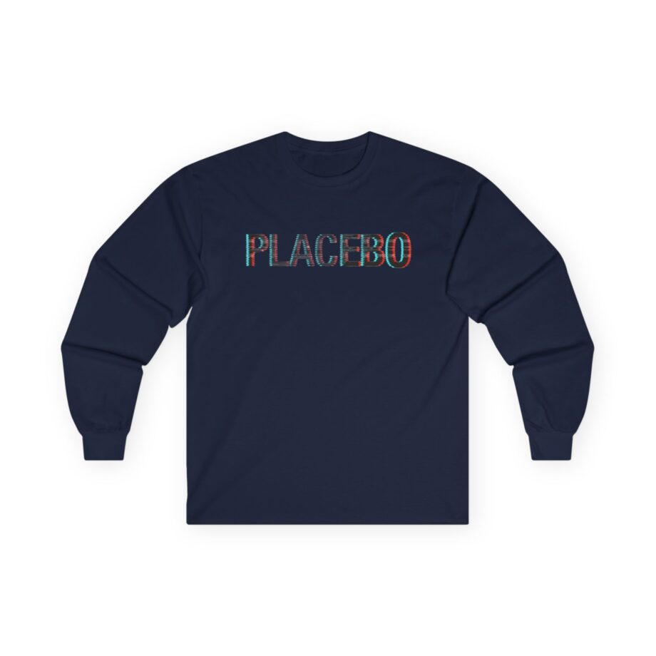 Placebo Glitch Logo Unisex Ultra Cotton Long Sleeve Tee