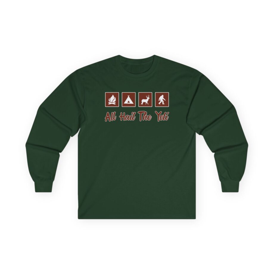 All Hail the Yeti Unisex Ultra Cotton Long Sleeve Tee