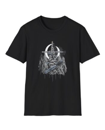 A Perfect Circle Frosty Dolphin & Snow Unisex Softstyle T-Shirt