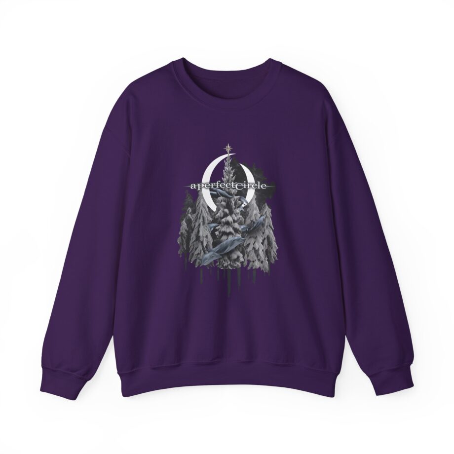 A Perfect Circle Frosty Dolphin & Snow Unisex Heavy Blend™ Crewneck Sweatshirt