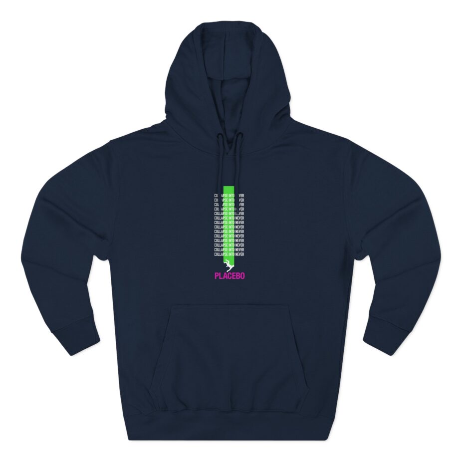Placebo Collapse Into Never Three-Panel Fleece Hoodie