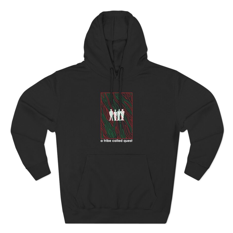 A Tribe Called Quest Line Art Three-Panel Fleece Hoodie