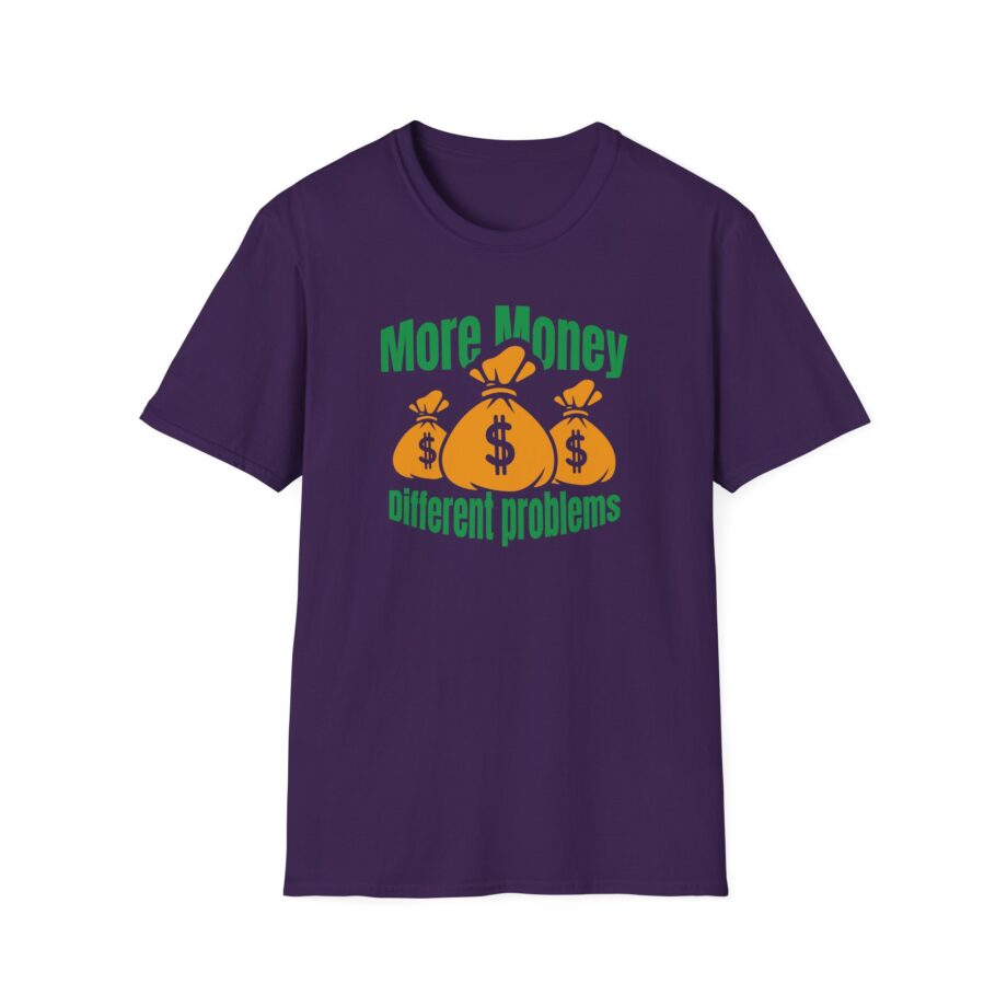 Aba and Preach More Money Different Problems Unisex Softstyle T-Shirt