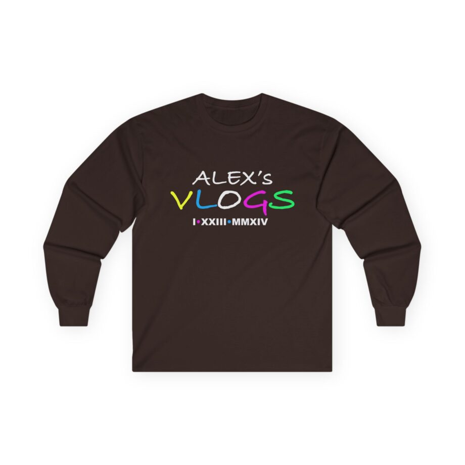 Alex Warren VLOGS Unisex Ultra Cotton Long Sleeve Tee