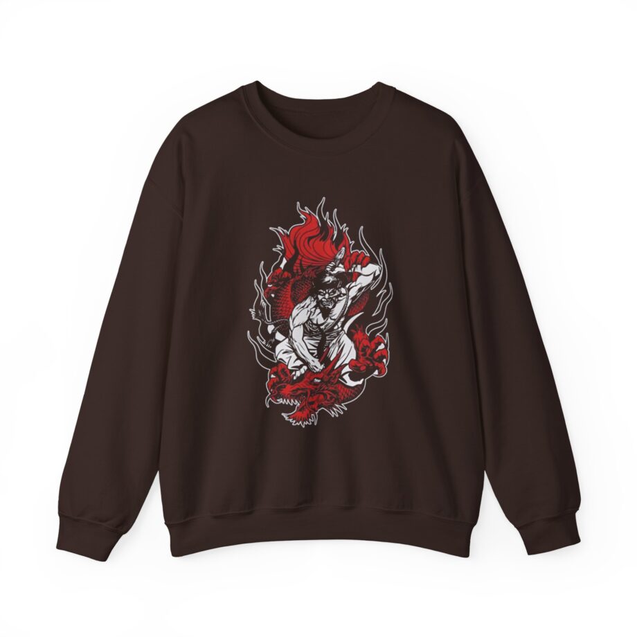 100 Demons Samurai Dragon Unisex Heavy Blend™ Crewneck Sweatshirt