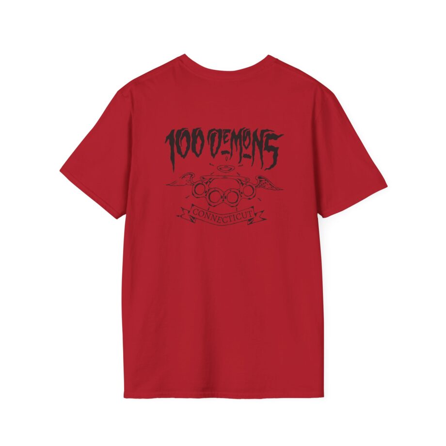 100 Demons Connecticut Hardcore Unisex Softstyle T-Shirt