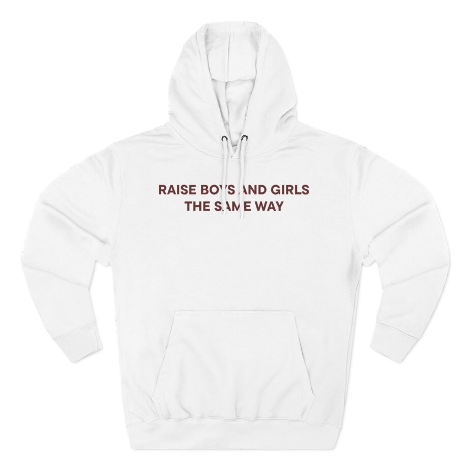 Jenny Holzer Raise the Same Way Three-Panel Fleece Hoodie
